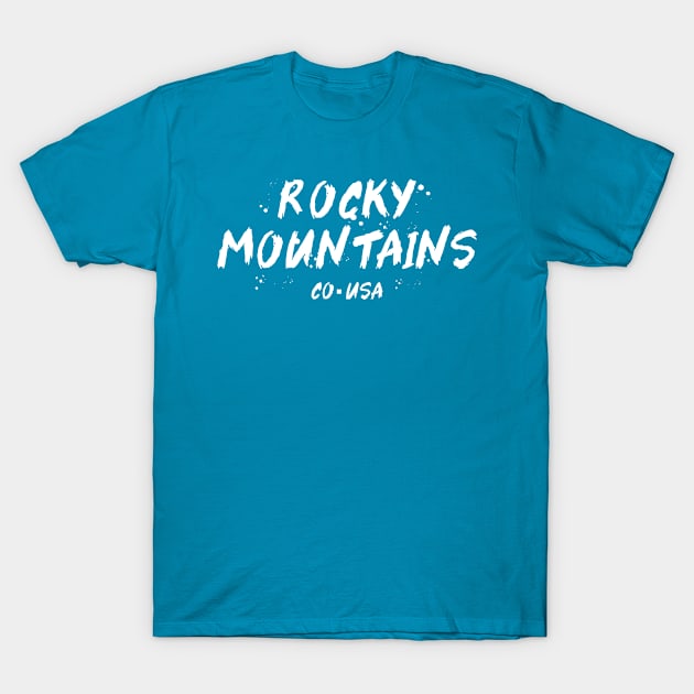 Rocky mountains - Colorado USA T-Shirt by Aldebaran